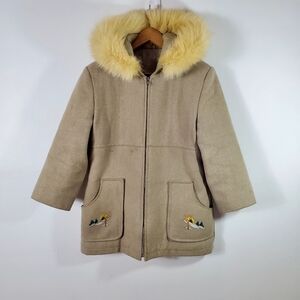 Manteaux Manteaux inuit Style Coat Fur Collar